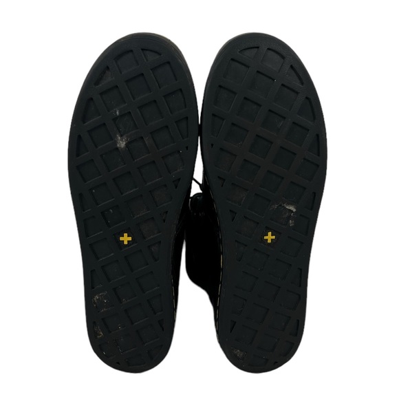 Dr. Doc Martens Boots Womens 8 Stratford Black Leather Shoes Floral Lined - Picture 7 of 12